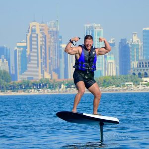 Efoil ride in Dubai with advanced water sports booking experience
