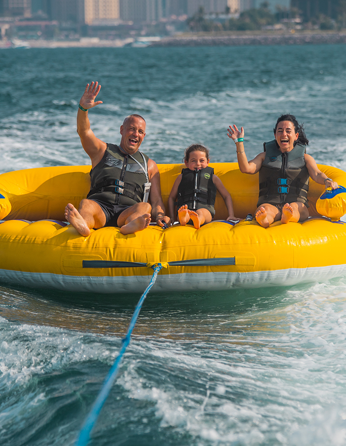 Thrilling donut in Palm Jumeirah for fun-filled water adventure experiences