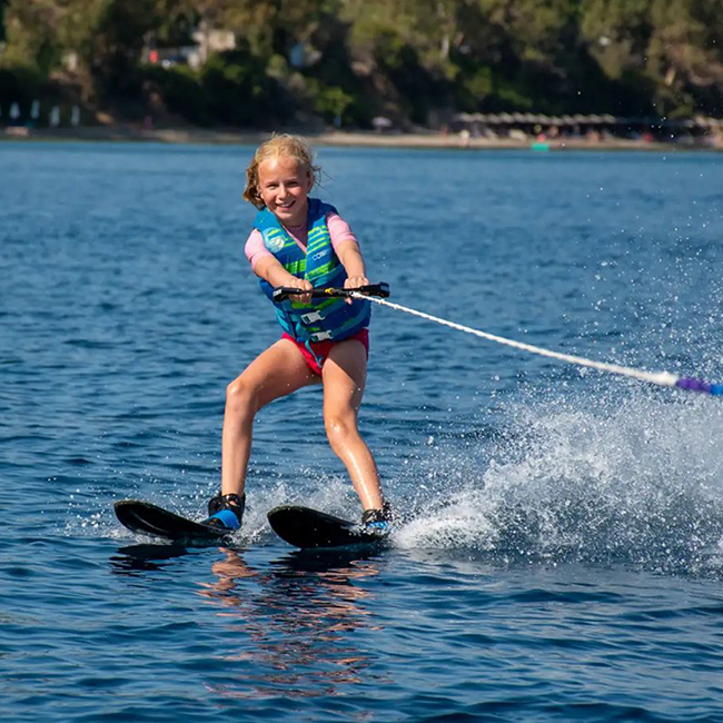 Luxury water skiing activity in Dubai for thrill seekers and sea adventure lovers